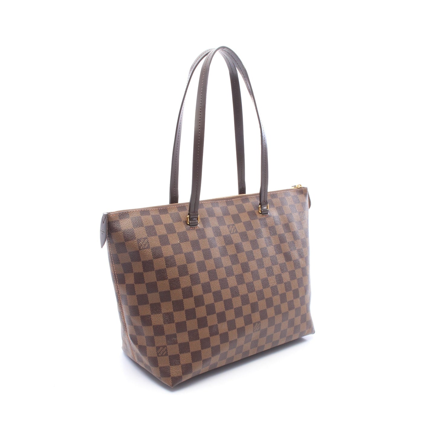 イエナMM ダミエエベヌ ショルダーバッグ トートバッグ PVC レザー ブラウン ルイヴィトン バッグ LOUIS VUITTON