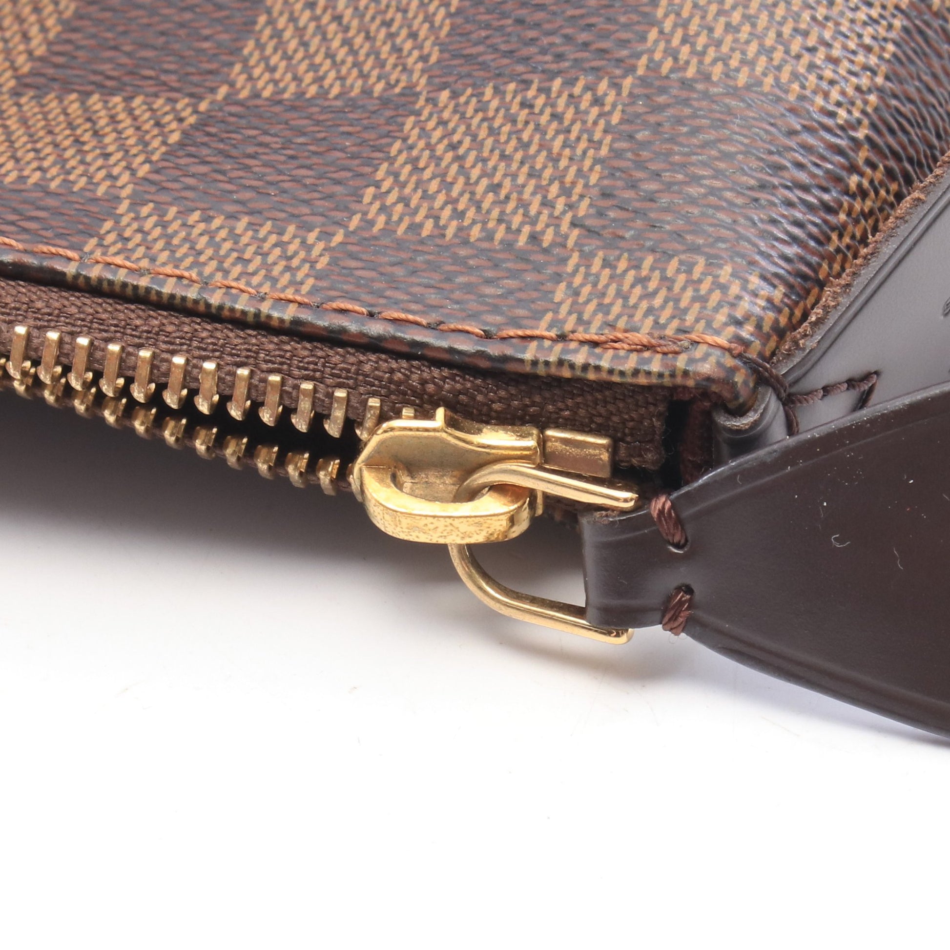 イエナMM ダミエエベヌ ショルダーバッグ トートバッグ PVC レザー ブラウン ルイヴィトン バッグ LOUIS VUITTON