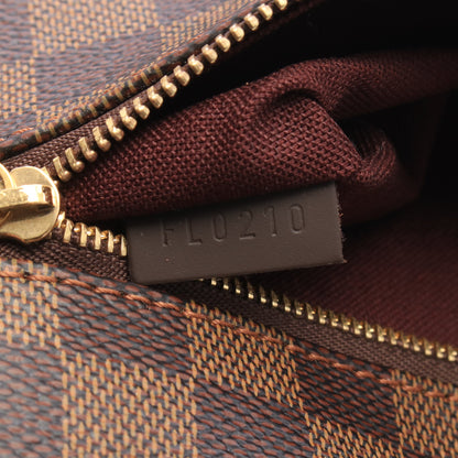 イエナMM ダミエエベヌ ショルダーバッグ トートバッグ PVC レザー ブラウン ルイヴィトン バッグ LOUIS VUITTON