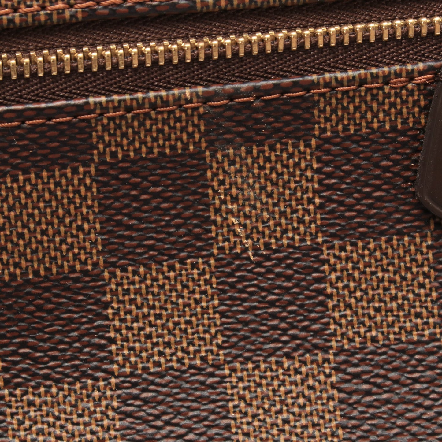イエナMM ダミエエベヌ ショルダーバッグ トートバッグ PVC レザー ブラウン ルイヴィトン バッグ LOUIS VUITTON