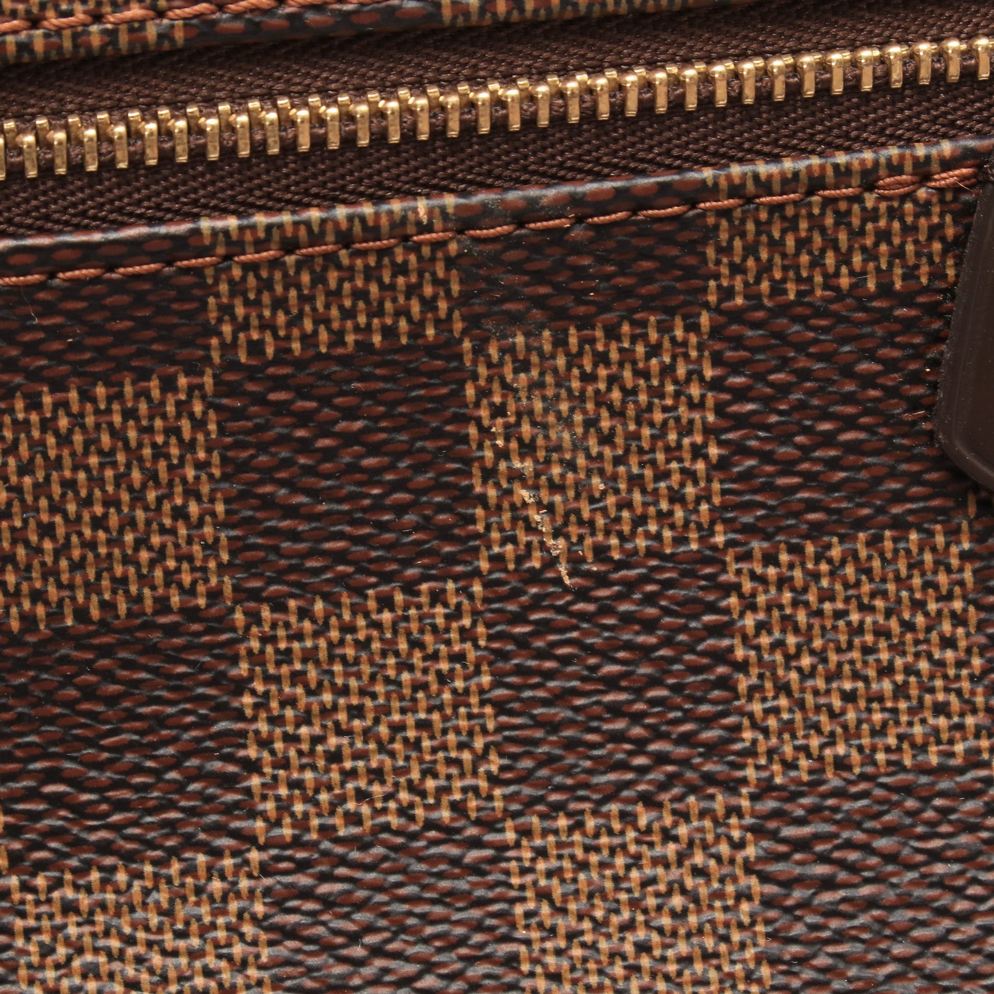 イエナMM ダミエエベヌ ショルダーバッグ トートバッグ PVC レザー ブラウン ルイヴィトン バッグ LOUIS VUITTON