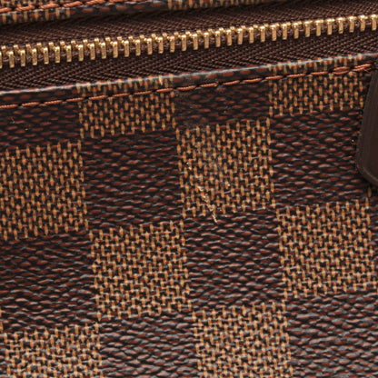 イエナMM ダミエエベヌ ショルダーバッグ トートバッグ PVC レザー ブラウン ルイヴィトン バッグ LOUIS VUITTON