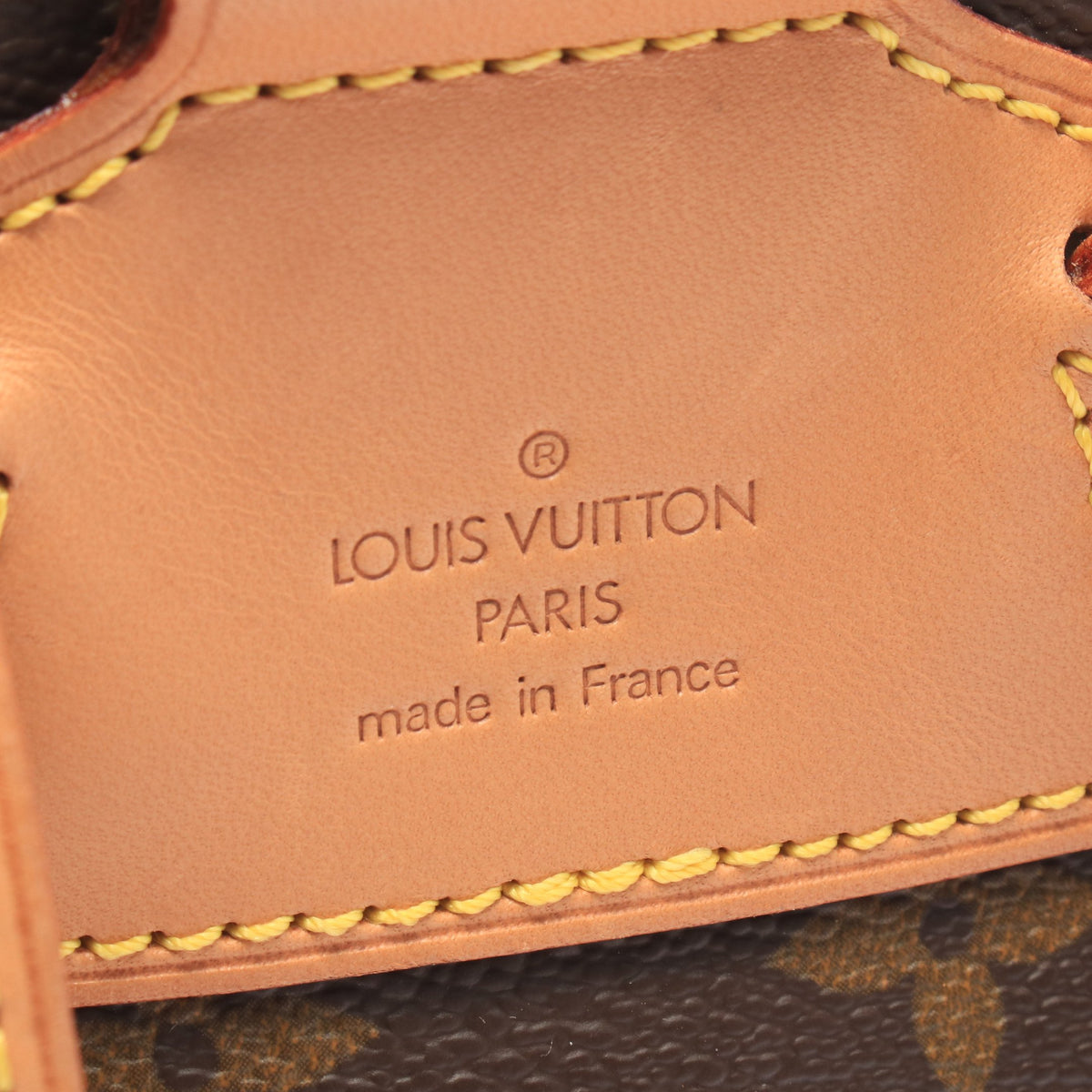 モンスリMM モノグラム バックパック リュックサック PVC レザー ブラウン ルイヴィトン バッグ LOUIS VUITTON
