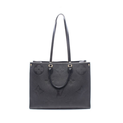 オンザゴーGM モノグラムアンプラント ノワール ショルダーバッグ トートバッグ レザー ブラック ルイヴィトン バッグ LOUIS VUITTON