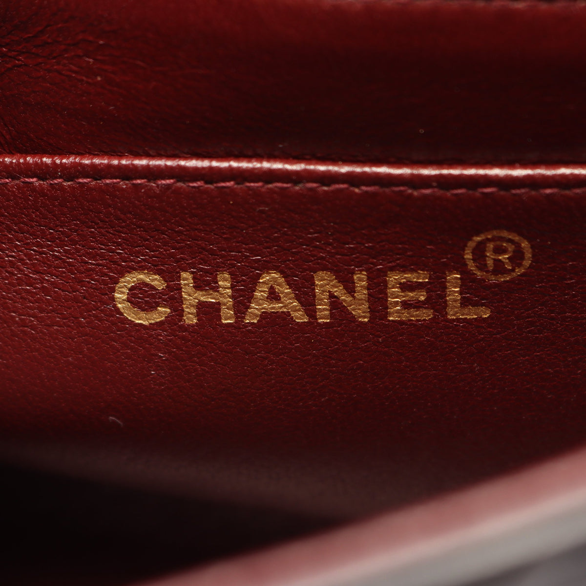 マトラッセ ダイアナフラップ チェーンショルダーバッグ ラムスキン ブラック ゴールド金具 シャネル バッグ CHANEL