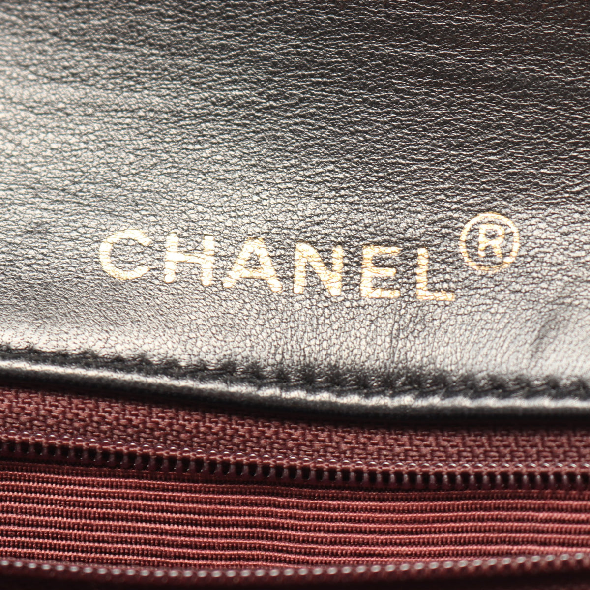 マトラッセ フルフラップ チェーンショルダーバッグ ラムスキン ブラック ゴールド金具 シャネル バッグ CHANEL