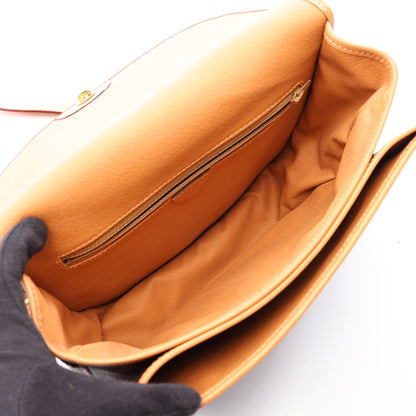 マカダム ショルダーバッグ PVC レザー ブラウン ライトブラウン セリーヌ バッグ CELINE