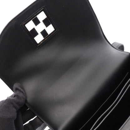 モザイク ショルダーバッグ ヴォーエプソン ブラック シルバー金具 Y刻印 エルメス