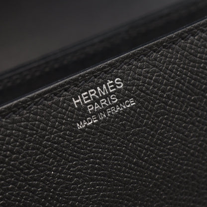 モザイク ショルダーバッグ ヴォーエプソン ブラック シルバー金具 Y刻印 エルメス