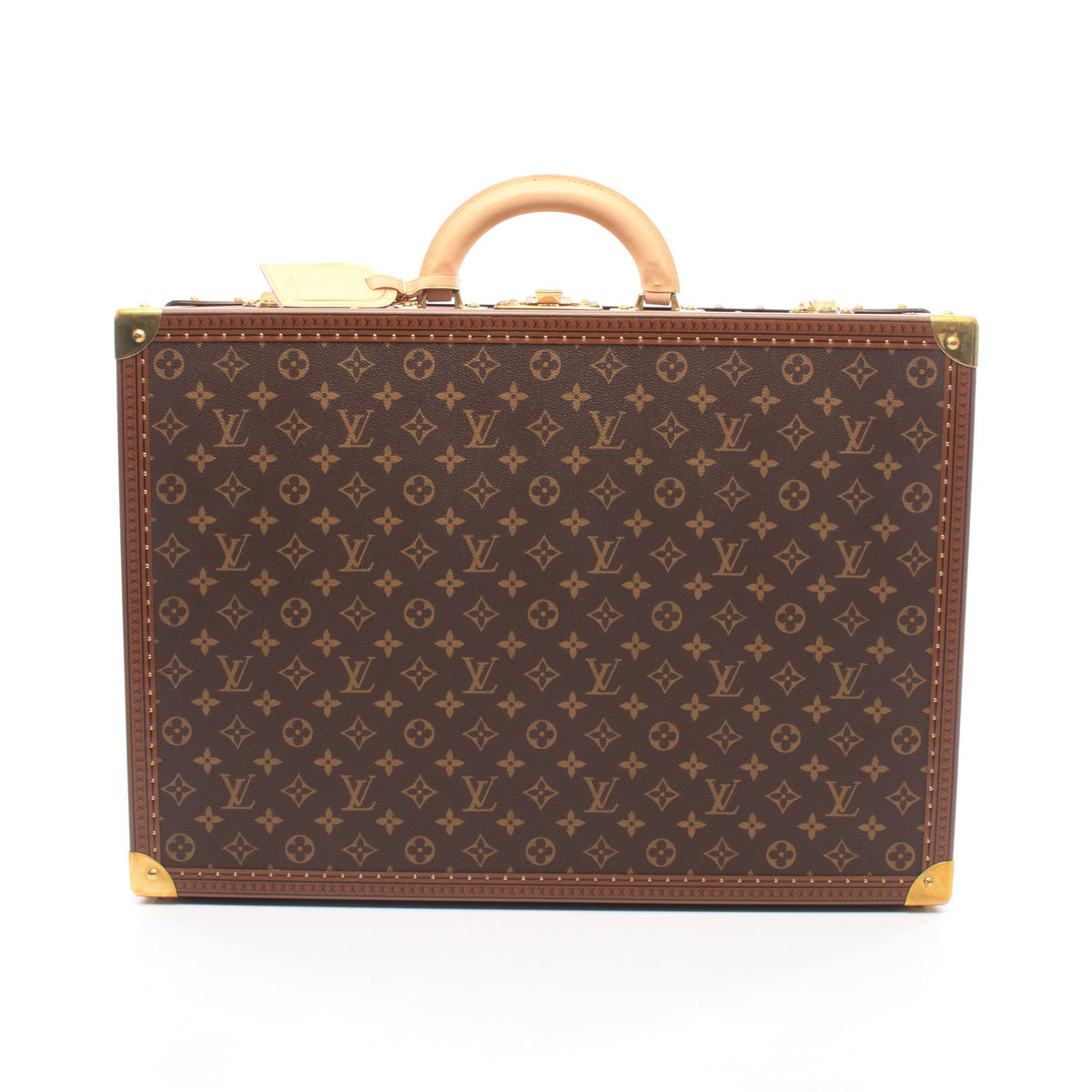 アルゼール55 モノグラム トランクケース PVC レザー ブラウン ルイヴィトン バッグ LOUIS VUITTON