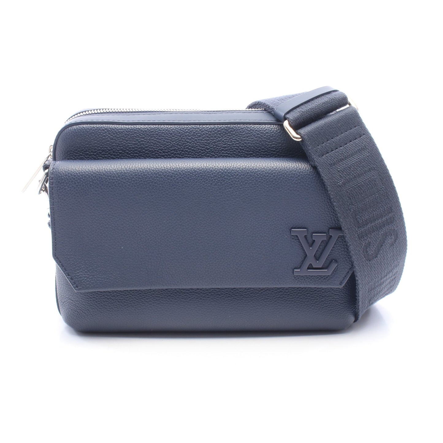 ファストライン メッセンジャー アエログラム ショルダーバッグ レザー ネイビー ルイヴィトン バッグ LOUIS VUITTON