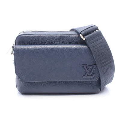 ファストライン メッセンジャー アエログラム ショルダーバッグ レザー ネイビー ルイヴィトン バッグ LOUIS VUITTON