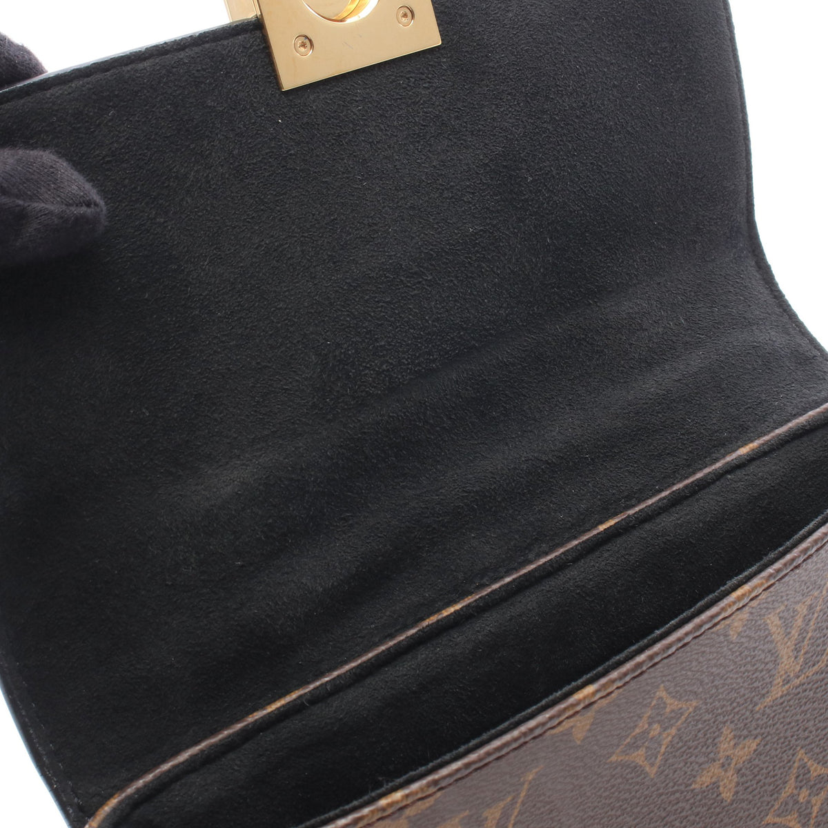 ロッキー BB モノグラム ノワール 2WAY ハンドバッグ PVC レザー ブラウン ブラック ルイヴィトン バッグ LOUIS VUITTON