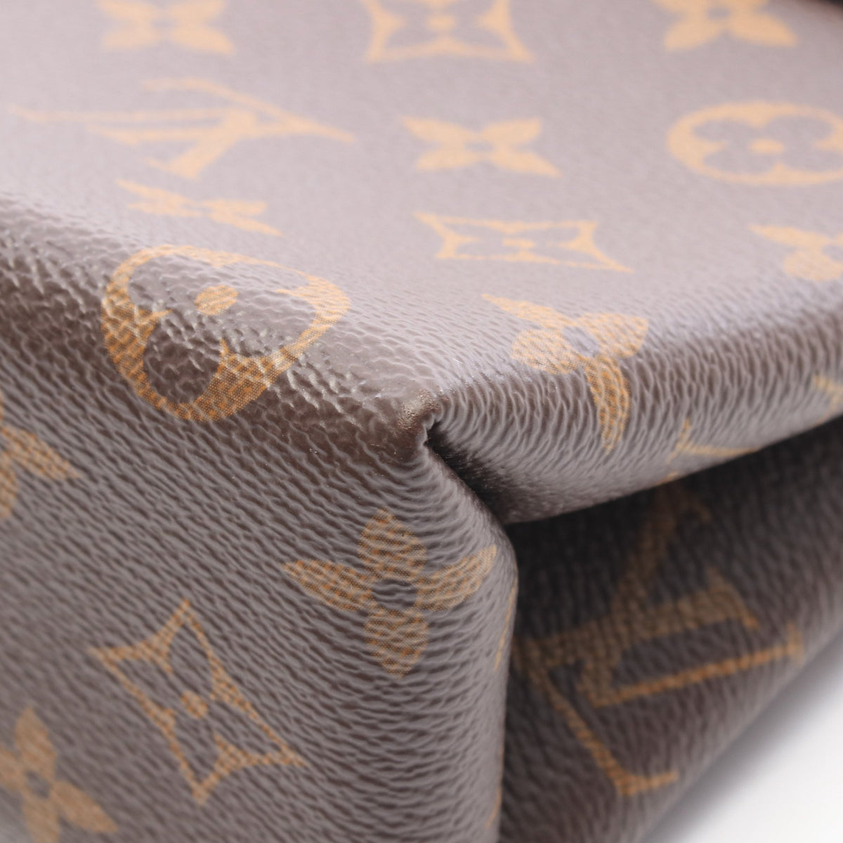 ロッキー BB モノグラム ノワール 2WAY ハンドバッグ PVC レザー ブラウン ブラック ルイヴィトン バッグ LOUIS VUITTON