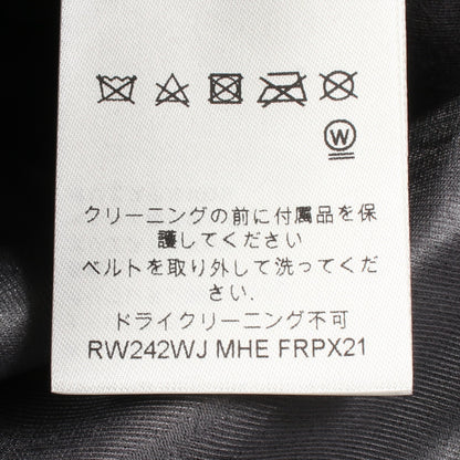 ロゴプリント ジップアップ オールインワン ナイロン ブラック ルイヴィトン