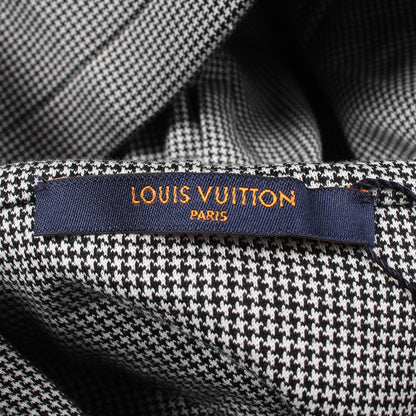 LOUIS VUITTON × VIRGIL ABLOH プルオーバーパーカー コットン ブラック ホワイト ルイヴィトン