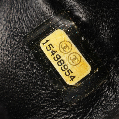 復刻トート ハンドバッグ トートバッグ キャビアスキン ブラック ゴールド金具 シャネル