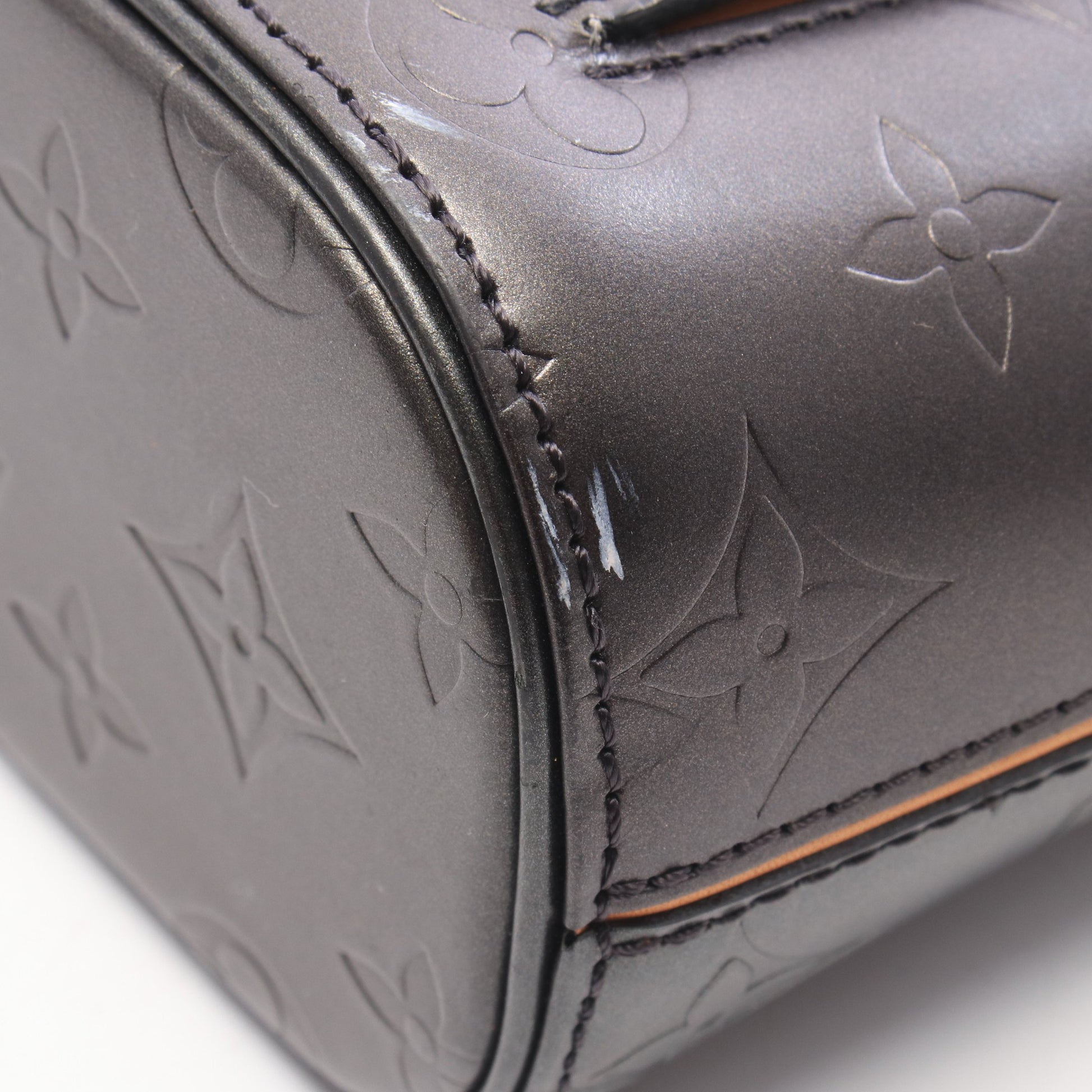 アルストン モノグラムマット ノワール ショルダーバッグ レザー ブラック ルイヴィトン バッグ LOUIS VUITTON