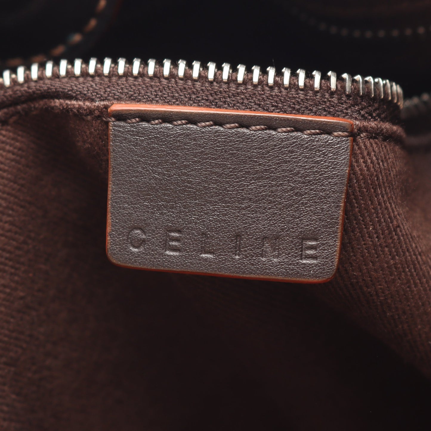 マカダム ハンドバッグ トートバッグ キャンバス レザー ベージュ ダークブラウン セリーヌ バッグ CELINE