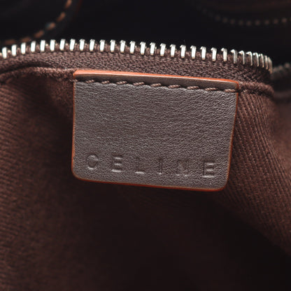 マカダム ハンドバッグ トートバッグ キャンバス レザー ベージュ ダークブラウン セリーヌ バッグ CELINE