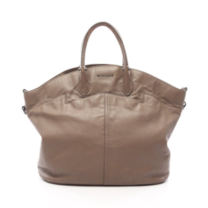 ハンドバッグ レザー グレーベージュ ジバンシィ バッグ GIVENCHY