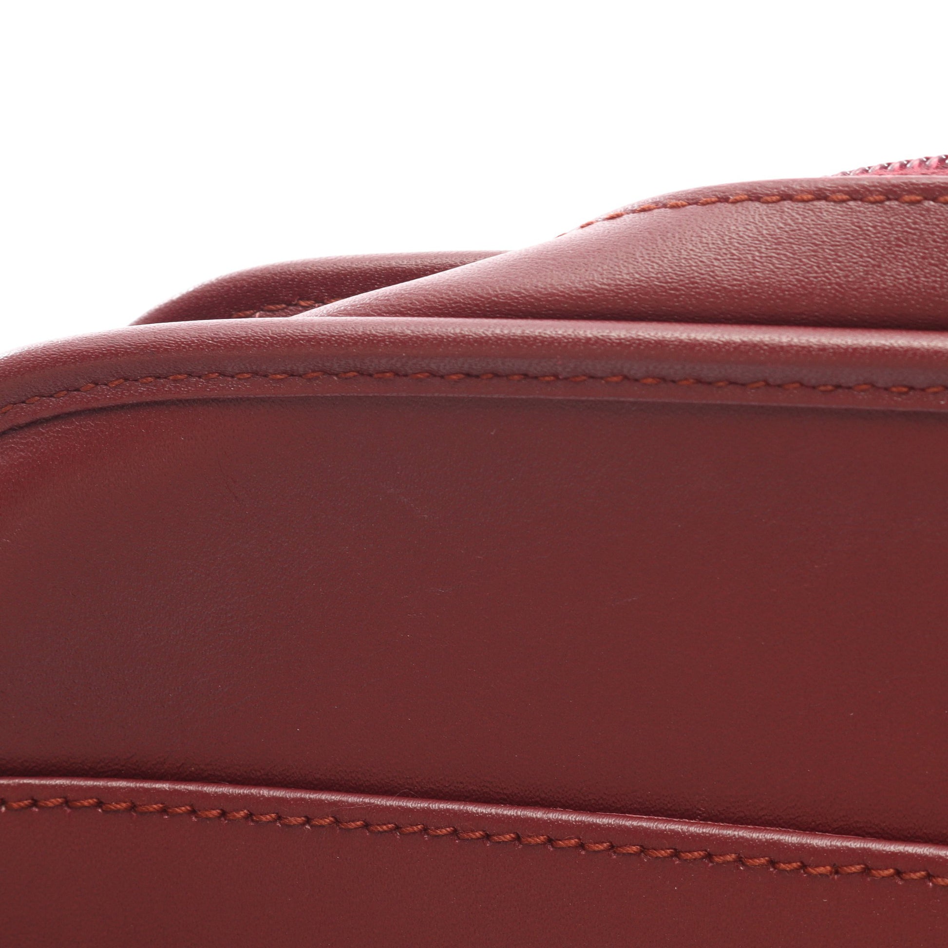 マストライン クラッチバッグ レザー ボルドー カルティエ バッグ Cartier
