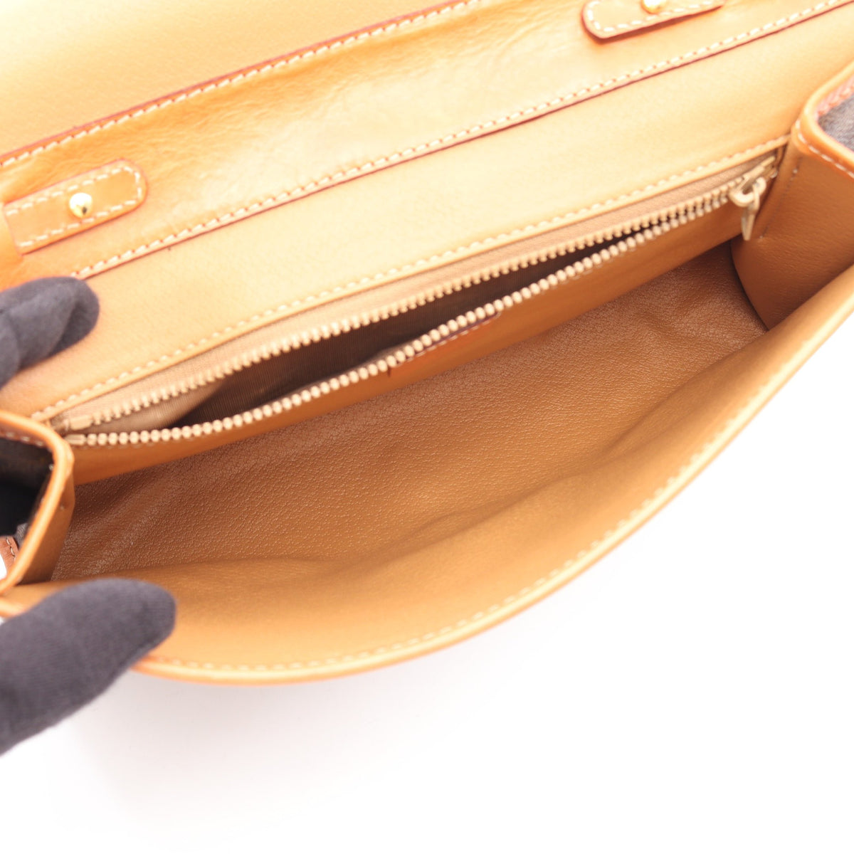 マカダム ショルダーバッグ PVC レザー ブラウン ベージュ セリーヌ バッグ CELINE