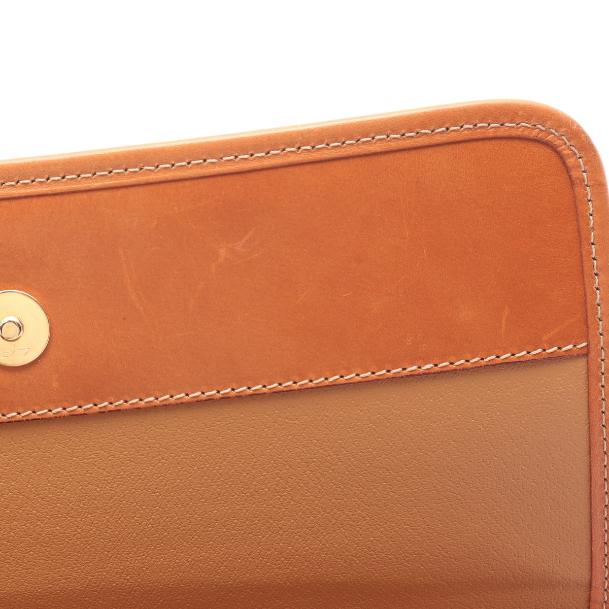 マカダム ショルダーバッグ PVC レザー ブラウン ベージュ セリーヌ バッグ CELINE