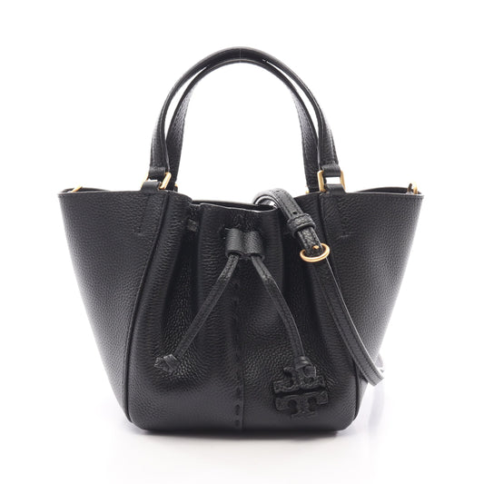 マックグロー ミニ ドラゴンフライ 2WAY ハンドバッグ レザー ブラック トリーバーチ バッグ TORY BURCH