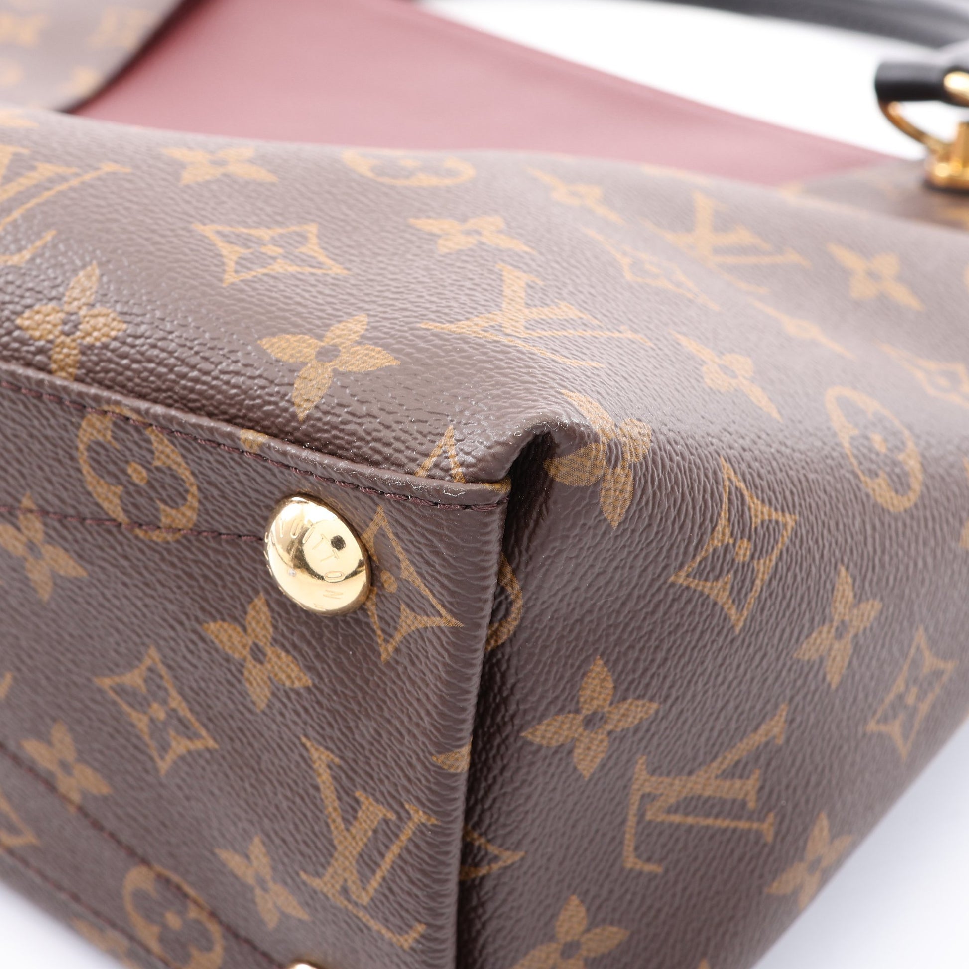 VトートMM モノグラム 2WAY ハンドバッグ トートバッグ PVC レザー ブラウン ボルドー ブラック ルイヴィトン バッグ LOUIS VUITTON