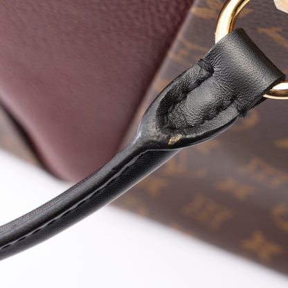 VトートMM モノグラム 2WAY ハンドバッグ トートバッグ PVC レザー ブラウン ボルドー ブラック ルイヴィトン バッグ LOUIS VUITTON