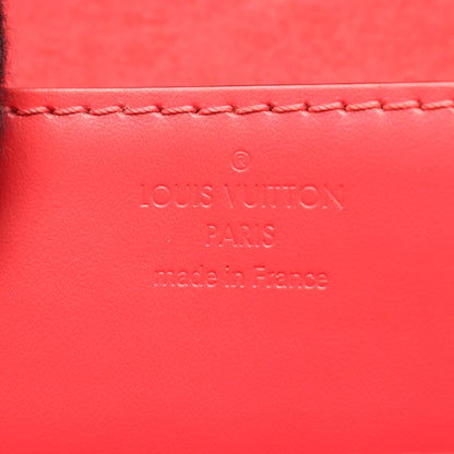 ポシェットルイーズPM エピ ショルダーバッグ レザー オレンジレッド ルイヴィトン