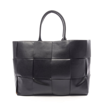 THE ARCO TOTE アルコ ラージ イントレチャート ハンドバッグ トートバッグ レザー ブラック ボッテガヴェネタ