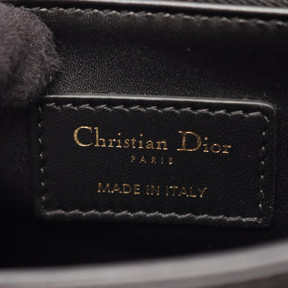 MY DIOR 2WAY ハンドバッグ ツイード レザー ブラック ホワイト クリスチャンディオール