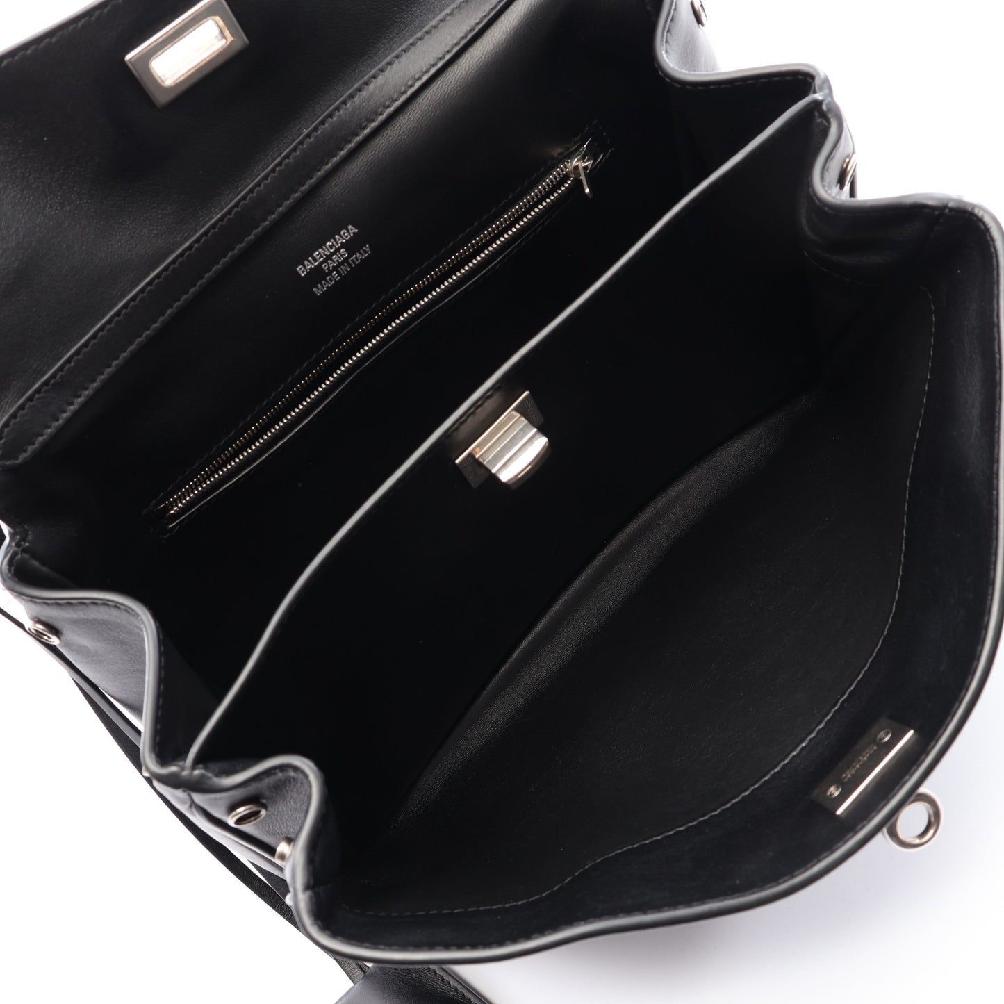 Rodeo スモール 2WAY ハンドバッグ レザー ブラック バレンシアガ