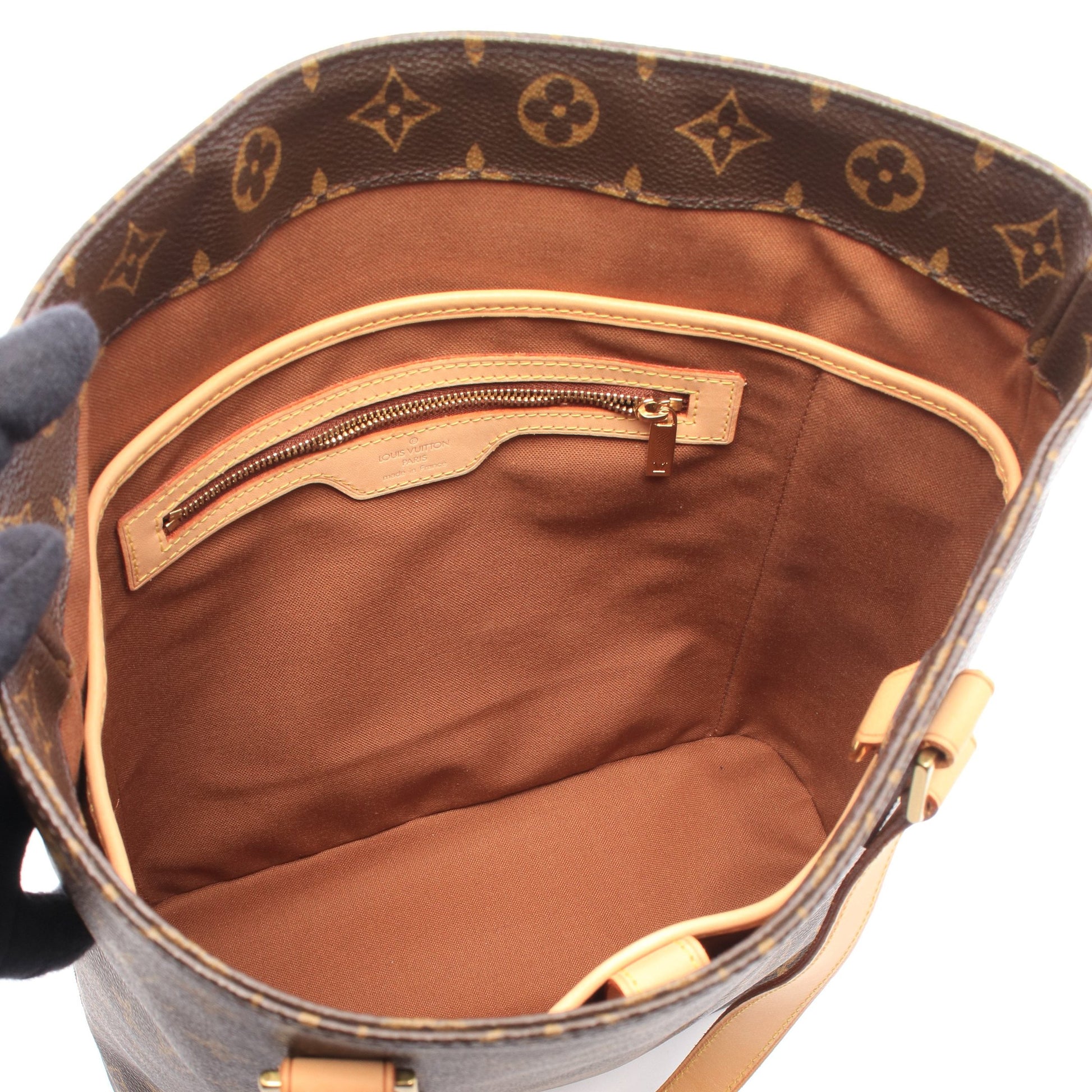 ヴァヴァンGM モノグラム ショルダーバッグ トートバッグ PVC レザー ブラウン ルイヴィトン バッグ LOUIS VUITTON