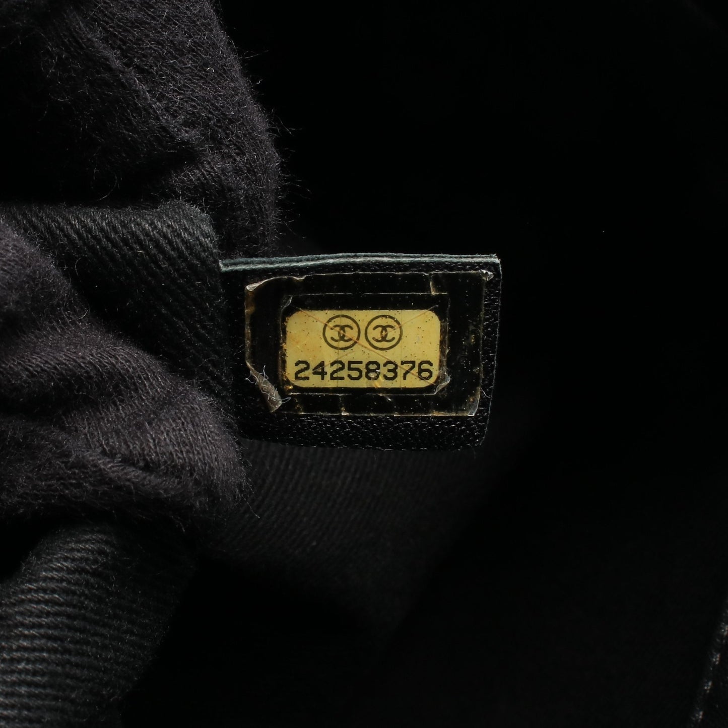 マトラッセ バックパック リュックサック キャビアスキン ラムスキン ブラック ゴールド金具 シャネル