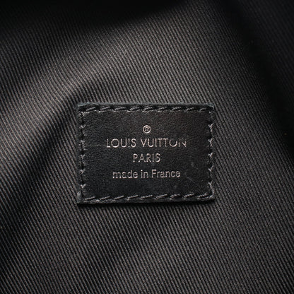 ソフトトランク モノグラムエクリプス ノワール ショルダーバッグ PVC レザー ブラック ルイヴィトン