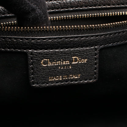 DIORANGELES 2WAY ハンドバッグ トートバッグ レザー ブラック クリスチャンディオール