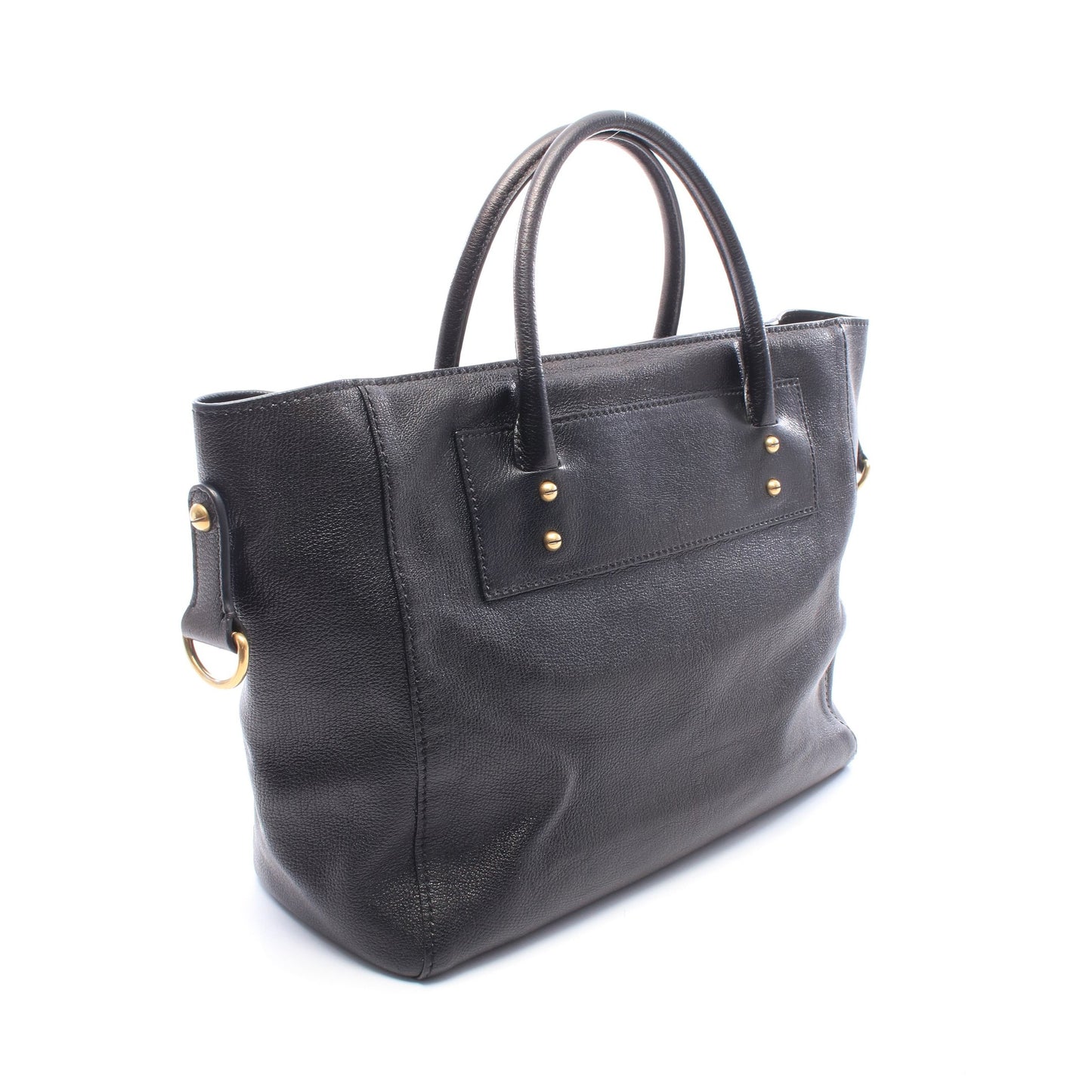 DIORANGELES 2WAY ハンドバッグ トートバッグ レザー ブラック クリスチャンディオール