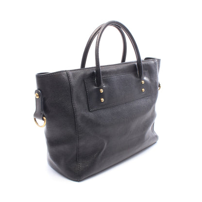DIORANGELES 2WAY ハンドバッグ トートバッグ レザー ブラック クリスチャンディオール