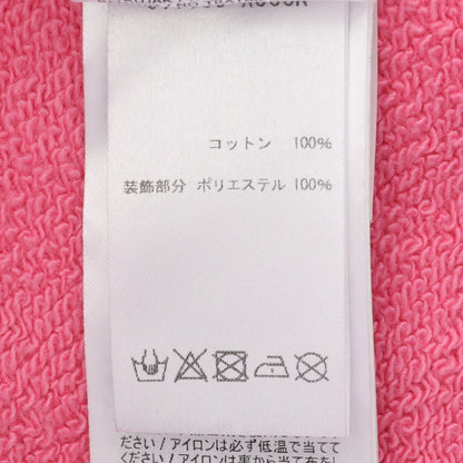 GGアップルプリント スパンコール プルオーバーパーカー コットン ピンク グッチ