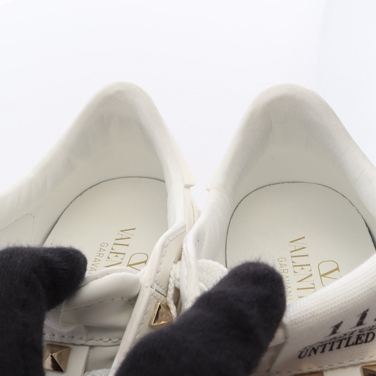 ROCKSTUD UNTITLED ロックスタッズ アンタイトルド プラットフォーム スニーカー レザー ホワイト ヴァレンティノガラヴァーニ