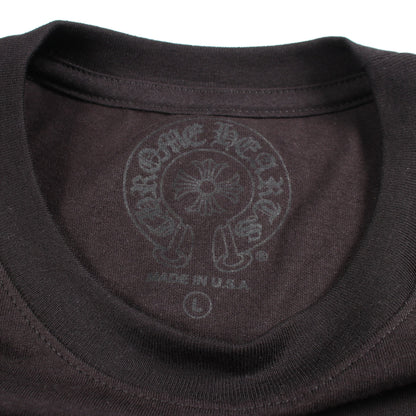 ホースシュー ネオンプリント 半袖Tシャツ コットン ブラック クロムハーツ
