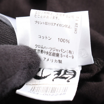 ホースシュー ネオンプリント 半袖Tシャツ コットン ブラック クロムハーツ