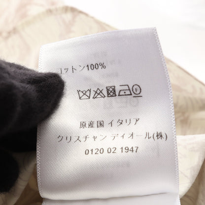 D-Cariatides shirt シャツ コットン オフホワイト グレーブラウン クリスチャンディオール