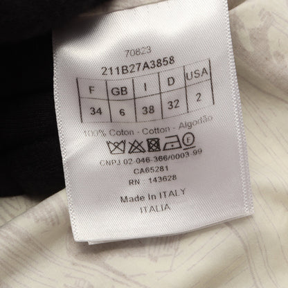 D-Cariatides shirt シャツ コットン オフホワイト グレーブラウン クリスチャンディオール