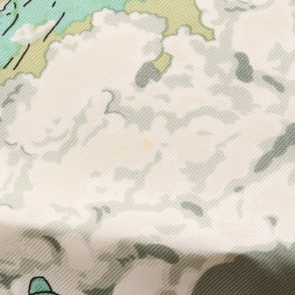 カレ90 PRIERES AU VENT スカーフ シルク オレンジ マルチカラー エルメス