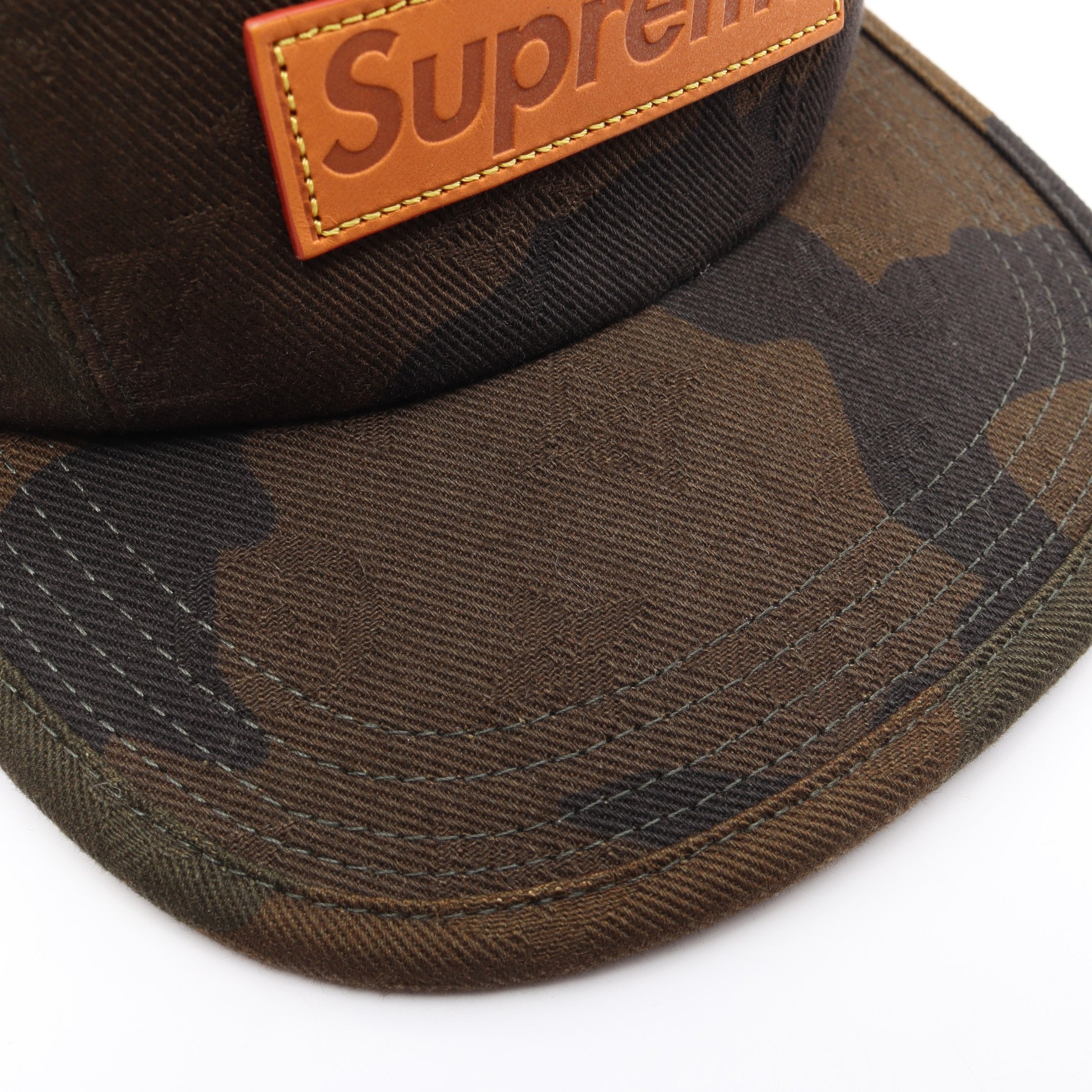 LOUIS VUITTON × Supreme 5PANEL SP Camp Cap キャップ 帽子 コットン