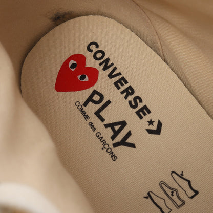 PLAY COMME des GARCONS × converse Chuck 70 Multi-Heart ハイカットスニーカー ファブリック オフホワイト ブラック プレイコムデギャルソン シューズ PLAY COMME des GARCONS